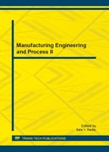 Cover: Manufacturing Engineering and Process II - Trans Tech Publications Ltd