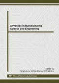 Cover: Advances in Manufacturing Science and Engineering - Trans Tech Publications Ltd