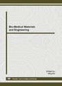Cover: Bio-Medical Materials and Engineering - Trans Tech Publications Ltd