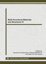 Cover: Multi-Functional Materials and Structures IV - Trans Tech Publications Ltd