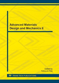 Enlarge image Cover: Advanced Materials Design and Mechanics II - Trans Tech Publications Ltd