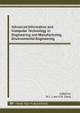 Cover: Advanced Information and Computer Technology in Engineering and Manufacturing, Environmental Engineering - Trans Tech Publications Ltd