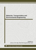 Cover: Materials, Transportation and Environmental Engineering - Trans Tech Publications Ltd