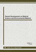 Cover: Recent Development on Material Science and Environmental Material - Trans Tech Publications Ltd