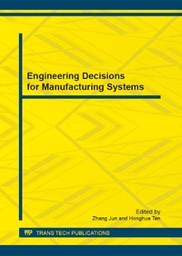 Enlarge image Cover: Engineering Decisions for Manufacturing Systems - Trans Tech Publications Ltd