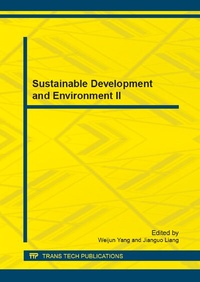 Enlarge image Cover: Sustainable Development and Environment II - Trans Tech Publications Ltd