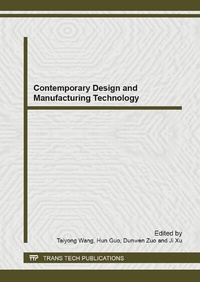 Enlarge image Cover: Contemporary Design and Manufacturing Technology - Trans Tech Publications Ltd