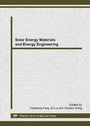 Cover: Solar Energy Materials and Energy Engineering - Trans Tech Publications Ltd
