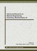 Cover: Advanced Research on Material Engineering, Chemistry, Bioinformatics III - Trans Tech Publications Ltd