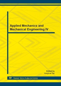 Enlarge image Cover: Applied Mechanics and Mechanical Engineering IV - Trans Tech Publications Ltd