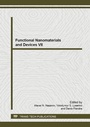 Cover: Functional Nanomaterials and Devices VII - Trans Tech Publications Ltd