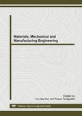 Cover: Materials, Mechanical and Manufacturing Engineering - Trans Tech Publications Ltd