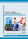 Cover: Advances in Applied Sciences and Manufacturing - Trans Tech Publications Ltd