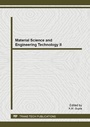 Cover: Material Science and Engineering Technology II - Trans Tech Publications Ltd