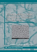 Cover: French Activity on High Temperature Corrosion in Water Vapor - Trans Tech Publications Ltd