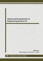 Cover: Advanced Development of Engineering Science IV - Trans Tech Publications Ltd