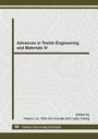 Cover: Advances in Textile Engineering and Materials IV - Trans Tech Publications Ltd