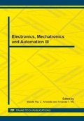 Cover: Electronics, Mechatronics and Automation III - Trans Tech Publications Ltd