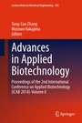 Cover: Advances in Applied Biotechnology - Springer