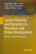 Cover: Spatial Diversity and Dynamics in Resources and Urban Development - Springer