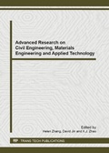 Cover: Advanced Research on Civil Engineering, Materials Engineering and Applied Technology - Trans Tech Publications Ltd