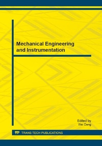 Enlarge image Cover: Mechanical Engineering and Instrumentation - Trans Tech Publications Ltd