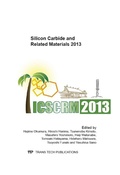 Cover: Silicon Carbide and Related Materials 2013 - Trans Tech Publications Ltd