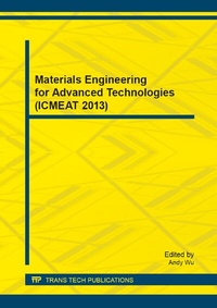 Enlarge image Cover: Materials Engineering for Advanced Technologies (ICMEAT 2013) - Trans Tech Publications Ltd