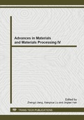 Cover: Advances in Materials and Materials Processing IV - Trans Tech Publications Ltd