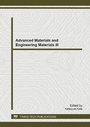 Cover: Advanced Materials and Engineering Materials III - Trans Tech Publications Ltd