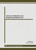 Cover: Advanced Materials and Engineering Materials III - Trans Tech Publications Ltd