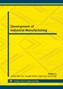 Cover: Development of Industrial Manufacturing - Trans Tech Publications Ltd