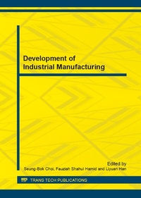Enlarge image Cover: Development of Industrial Manufacturing - Trans Tech Publications Ltd