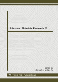 Enlarge image Cover: Advanced Materials Research IV - Trans Tech Publications Ltd