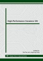 Cover: High-Performance Ceramics VIII - Trans Tech Publications Ltd