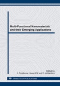 Cover: Multi-Functional Nanomaterials and their Emerging Applications - Trans Tech Publications Ltd
