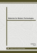 Cover: Materials for Modern Technologies - Trans Tech Publications Ltd