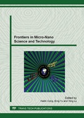 Cover: Frontiers in Micro-Nano Science and Technology - Trans Tech Publications Ltd