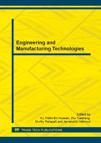 Enlarge image Cover: Engineering and Manufacturing Technologies - Trans Tech Publications Ltd