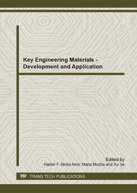 Enlarge image Cover: Key Engineering Materials - Development and Application - Trans Tech Publications Ltd