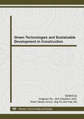 Cover: Green Technologies and Sustainable Development in Construction - Trans Tech Publications Ltd