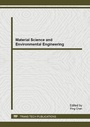 Cover: Material Science and Environmental Engineering - Trans Tech Publications Ltd