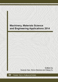 Enlarge image Cover: Machinery, Materials Science and Engineering Applications 2014 - Trans Tech Publications Ltd