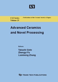 Enlarge image Cover: Advanced Ceramics and Novel Processing - Trans Tech Publications Ltd
