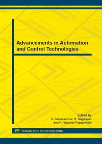 Enlarge image Cover: Advancements in Automation and Control Technologies - Trans Tech Publications Ltd