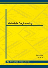 Enlarge image Cover: Materials Engineering - Trans Tech Publications Ltd