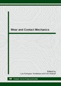 Cover: Wear and Contact Mechanics - Trans Tech Publications Ltd