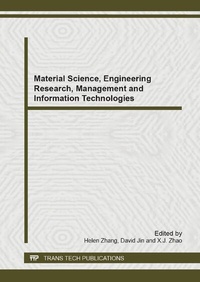 Enlarge image Cover: Material Science, Engineering Research, Management and Information Technologies - Trans Tech Publications Ltd