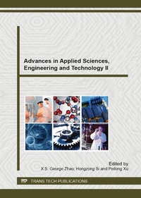 Enlarge image Cover: Advances in Applied Sciences, Engineering and Technology II - Trans Tech Publications Ltd