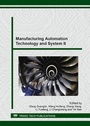 Cover: Manufacturing Automation Technology and System II - Trans Tech Publications Ltd